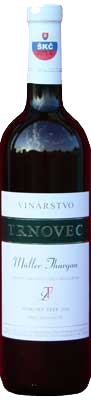 Fľaša vína Müller Thurgau