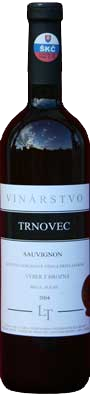 Fľaša vína Sauvignon